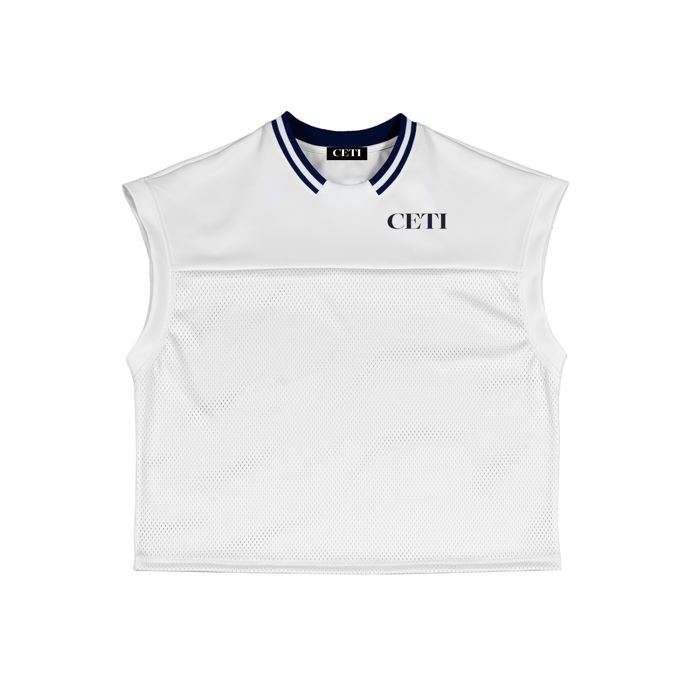 Sleeveless Mesh Shirt