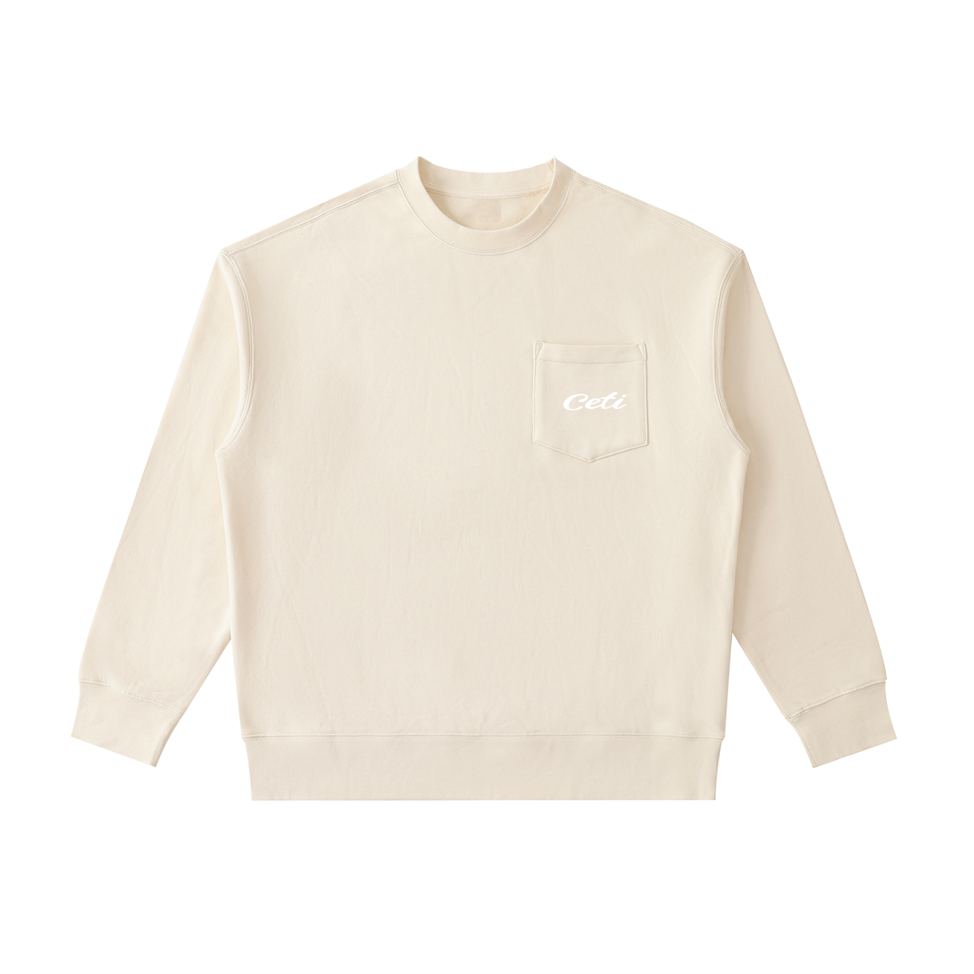 Apricot Heavyweight Patch Pocket Sweatshirt