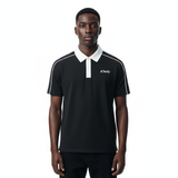 Black Contrast Collar Shirt