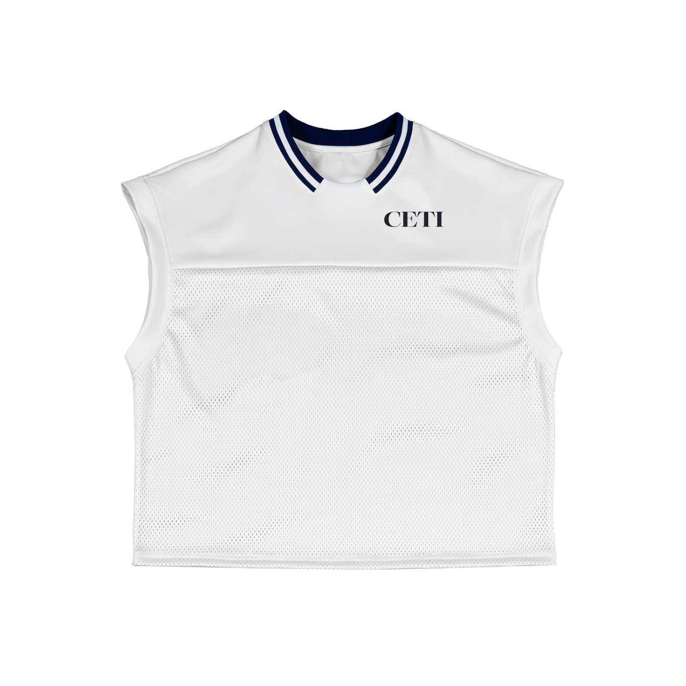 Sleeveless Mesh Shirt