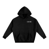 Oversized Fleece Hoodie Black
